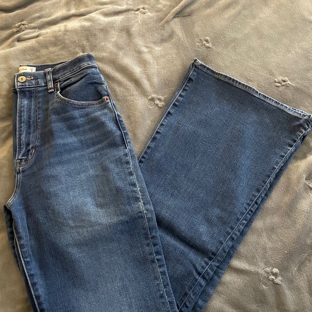 Abercrombie Flare Ultra High Rise Jeans